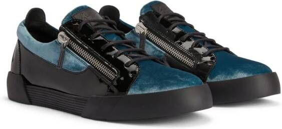 Giuseppe Zanotti Frankie leren sneakers Zwart