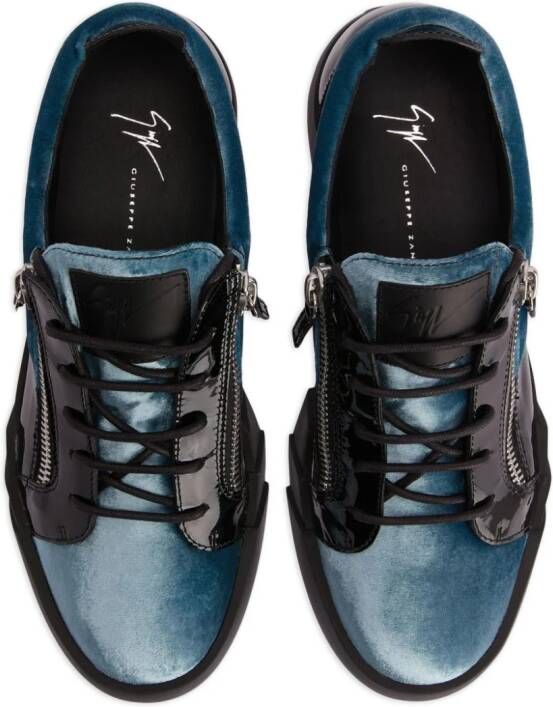 Giuseppe Zanotti Frankie leren sneakers Zwart