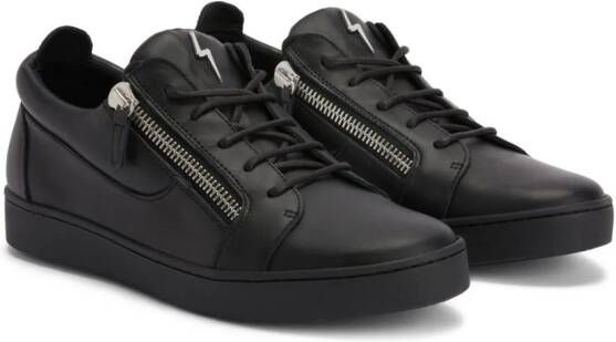 Giuseppe Zanotti Frankie leren sneakers Zwart