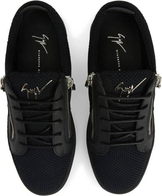 Giuseppe Zanotti Frankie sneakers met logo Zwart