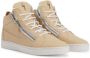 Giuseppe Zanotti Frankie slippers met logoplakkaat Beige - Thumbnail 2