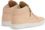 Giuseppe Zanotti Frankie slippers met logoplakkaat Beige - Thumbnail 3