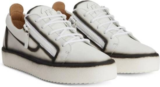 Giuseppe Zanotti Frankie low-top sneakers Wit