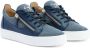 Giuseppe Zanotti Frankie low-top sneakers Blauw - Thumbnail 2