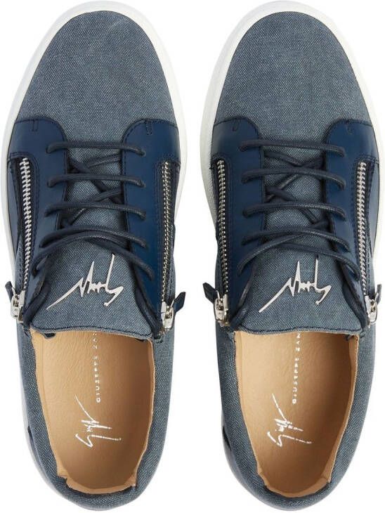 Giuseppe Zanotti Frankie low-top sneakers Blauw