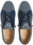 Giuseppe Zanotti Frankie low-top sneakers Blauw - Thumbnail 4