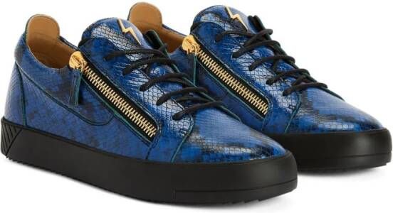 Giuseppe Zanotti Frankie low-top sneakers Blauw