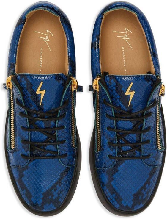 Giuseppe Zanotti Frankie low-top sneakers Blauw