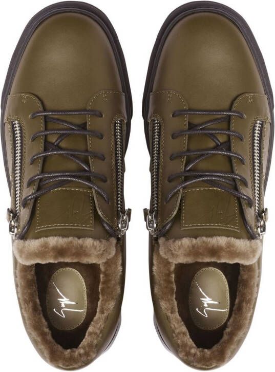 Giuseppe Zanotti Frankie low-top sneakers Groen