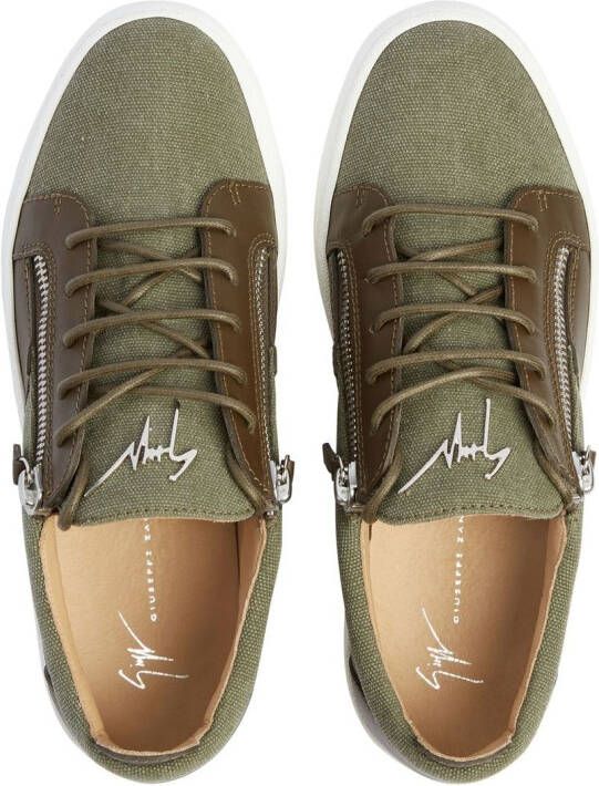 Giuseppe Zanotti Frankie low-top sneakers Groen