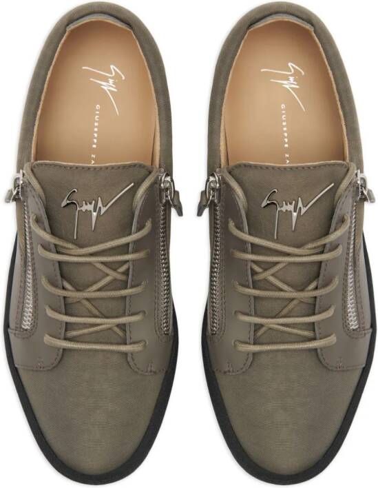 Giuseppe Zanotti Frankie low-top sneakers Groen