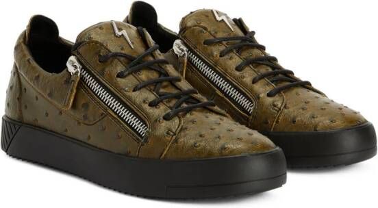 Giuseppe Zanotti Frankie low-top sneakers Groen