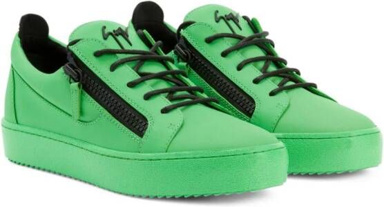 Giuseppe Zanotti Frankie low-top sneakers Groen