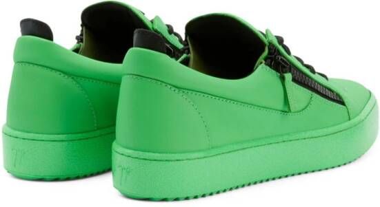 Giuseppe Zanotti Frankie low-top sneakers Groen