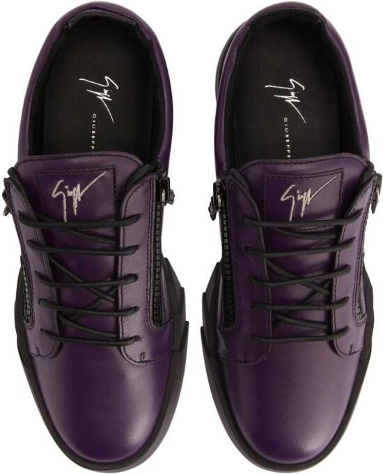 Giuseppe Zanotti Frankie low-top sneakers Paars