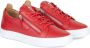 Giuseppe Zanotti Frankie low-top sneakers Rood - Thumbnail 2