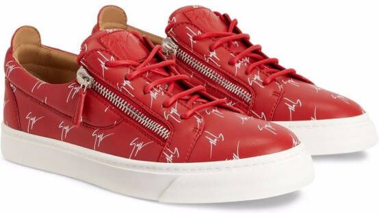 Giuseppe Zanotti Frankie low-top sneakers Rood