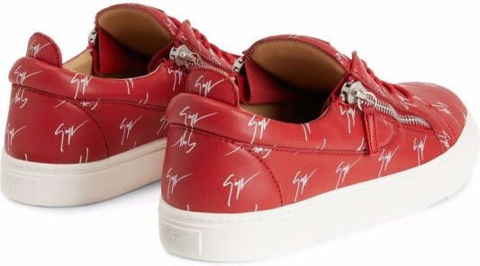 Giuseppe Zanotti Frankie low-top sneakers Rood