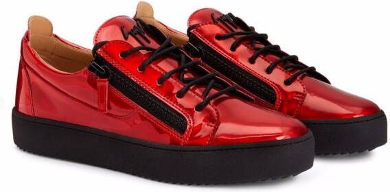 Giuseppe Zanotti Frankie low-top sneakers Rood