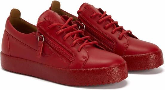 Giuseppe Zanotti Frankie low-top sneakers Rood