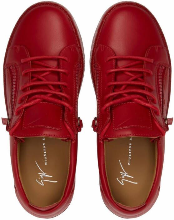 Giuseppe Zanotti Frankie low-top sneakers Rood