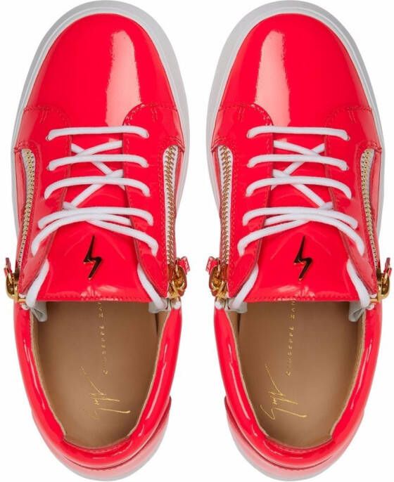 Giuseppe Zanotti Frankie low-top sneakers Rood