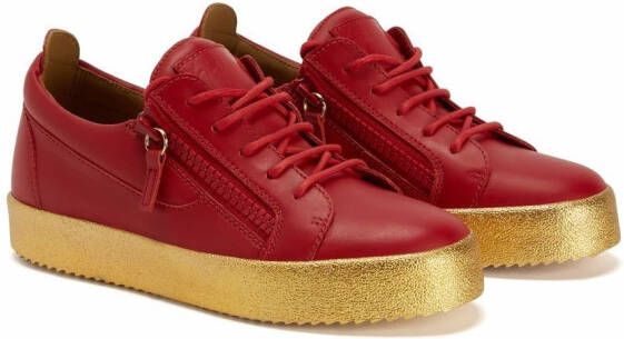 Giuseppe Zanotti Frankie low-top sneakers Rood