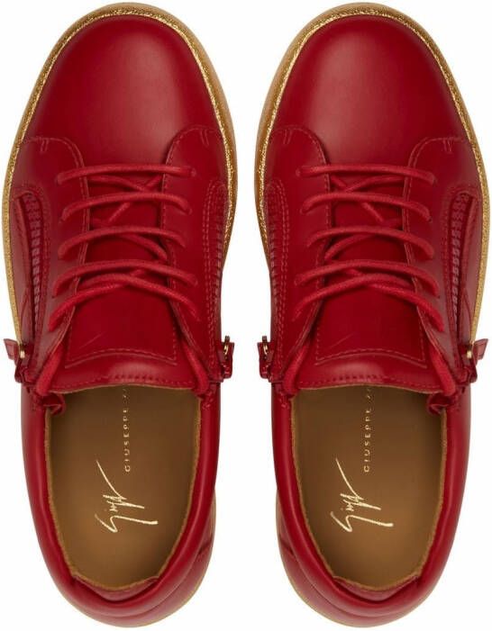 Giuseppe Zanotti Frankie low-top sneakers Rood