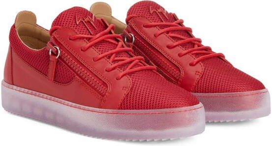 Giuseppe Zanotti Frankie low-top sneakers Rood