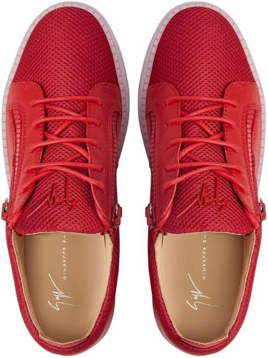 Giuseppe Zanotti Frankie low-top sneakers Rood