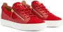 Giuseppe Zanotti Frankie low-top sneakers Rood - Thumbnail 2