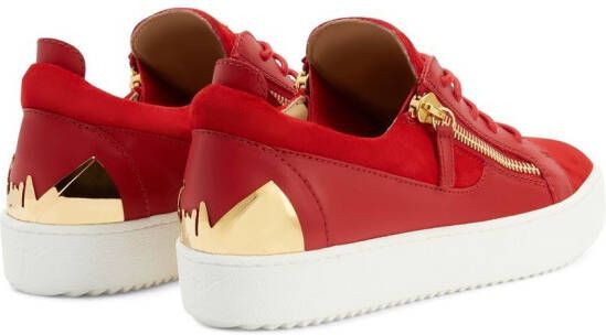 Giuseppe Zanotti Frankie low-top sneakers Rood