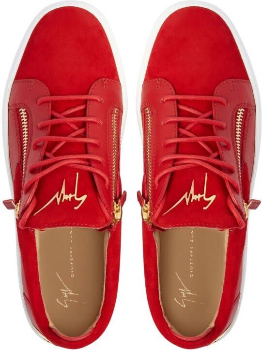 Giuseppe Zanotti Frankie low-top sneakers Rood