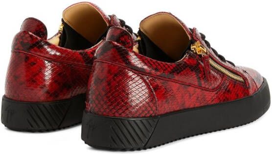 Giuseppe Zanotti Frankie low-top sneakers Rood