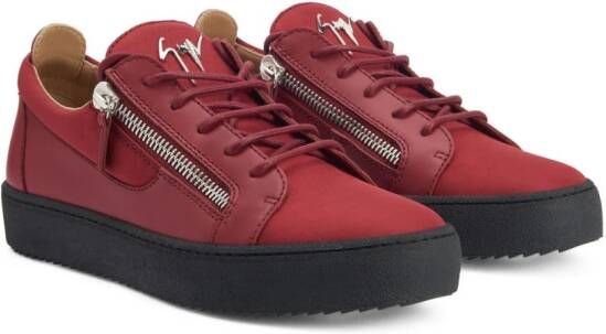 Giuseppe Zanotti Frankie low-top sneakers Rood