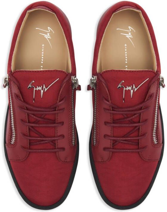 Giuseppe Zanotti Frankie low-top sneakers Rood