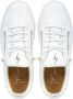 Giuseppe Zanotti Frankie low top sneakers heren leer leer rubber 39 Wit - Thumbnail 4