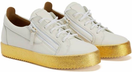 Giuseppe Zanotti Frankie low-top sneakers Wit