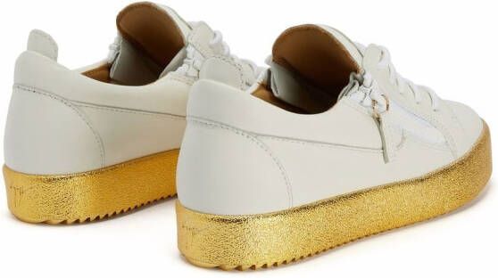 Giuseppe Zanotti Frankie low-top sneakers Wit