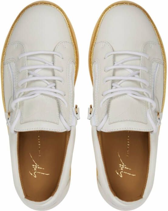 Giuseppe Zanotti Frankie low-top sneakers Wit