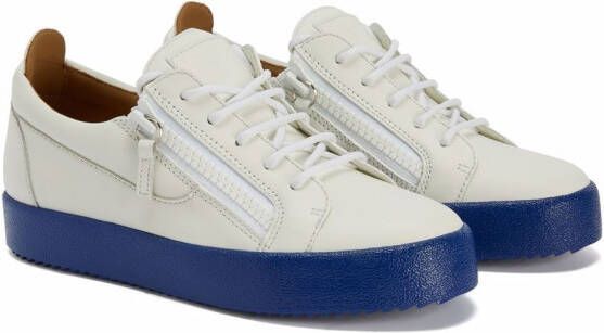 Giuseppe Zanotti Frankie low-top sneakers Wit