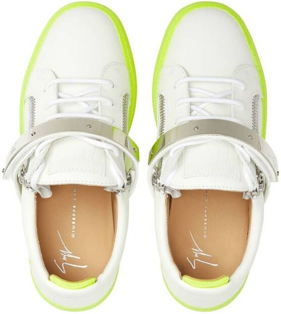 Giuseppe Zanotti Frankie low-top sneakers Wit