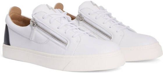 Giuseppe Zanotti Frankie low-top sneakers Wit