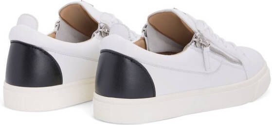 Giuseppe Zanotti Frankie low-top sneakers Wit