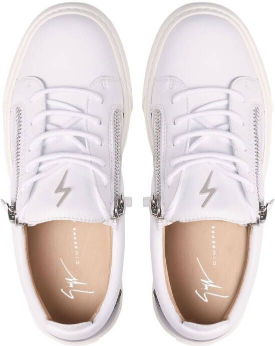 Giuseppe Zanotti Frankie low-top sneakers Wit