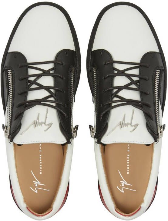 Giuseppe Zanotti Frankie low-top sneakers Wit
