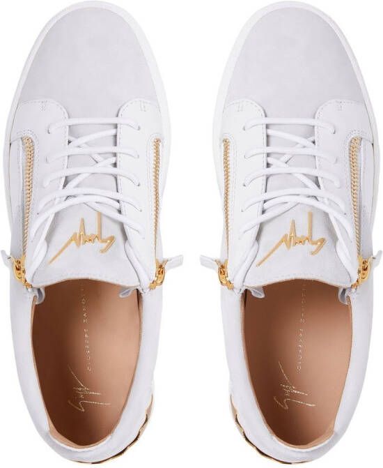 Giuseppe Zanotti Frankie low-top sneakers Wit