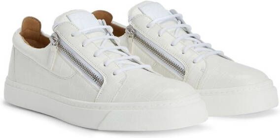 Giuseppe Zanotti Frankie low-top sneakers Wit