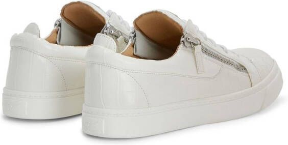 Giuseppe Zanotti Frankie low-top sneakers Wit