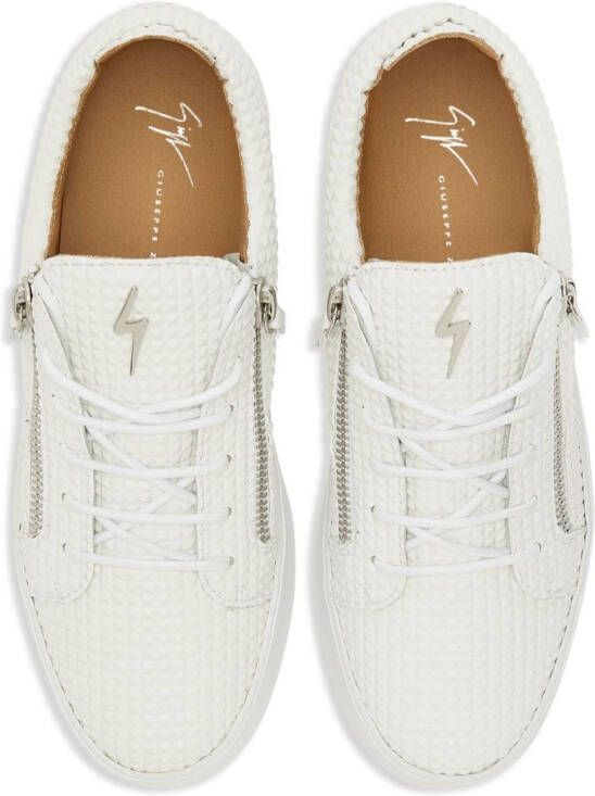 Giuseppe Zanotti Frankie low-top sneakers Wit